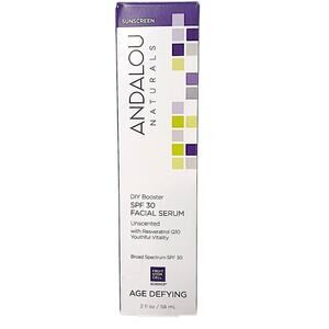 Andalou Age Defying SPF 30 Ultra Sheer Daily Defense Face Moisturizer 9 2.7 oz